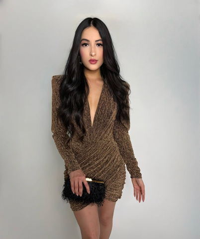 AUREVIENNE LUMIÉRE MINI DRESS