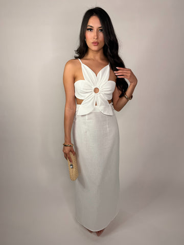 CELESTINE PETAL MAXI DRESS