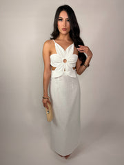 CELESTINE PETAL MAXI DRESS