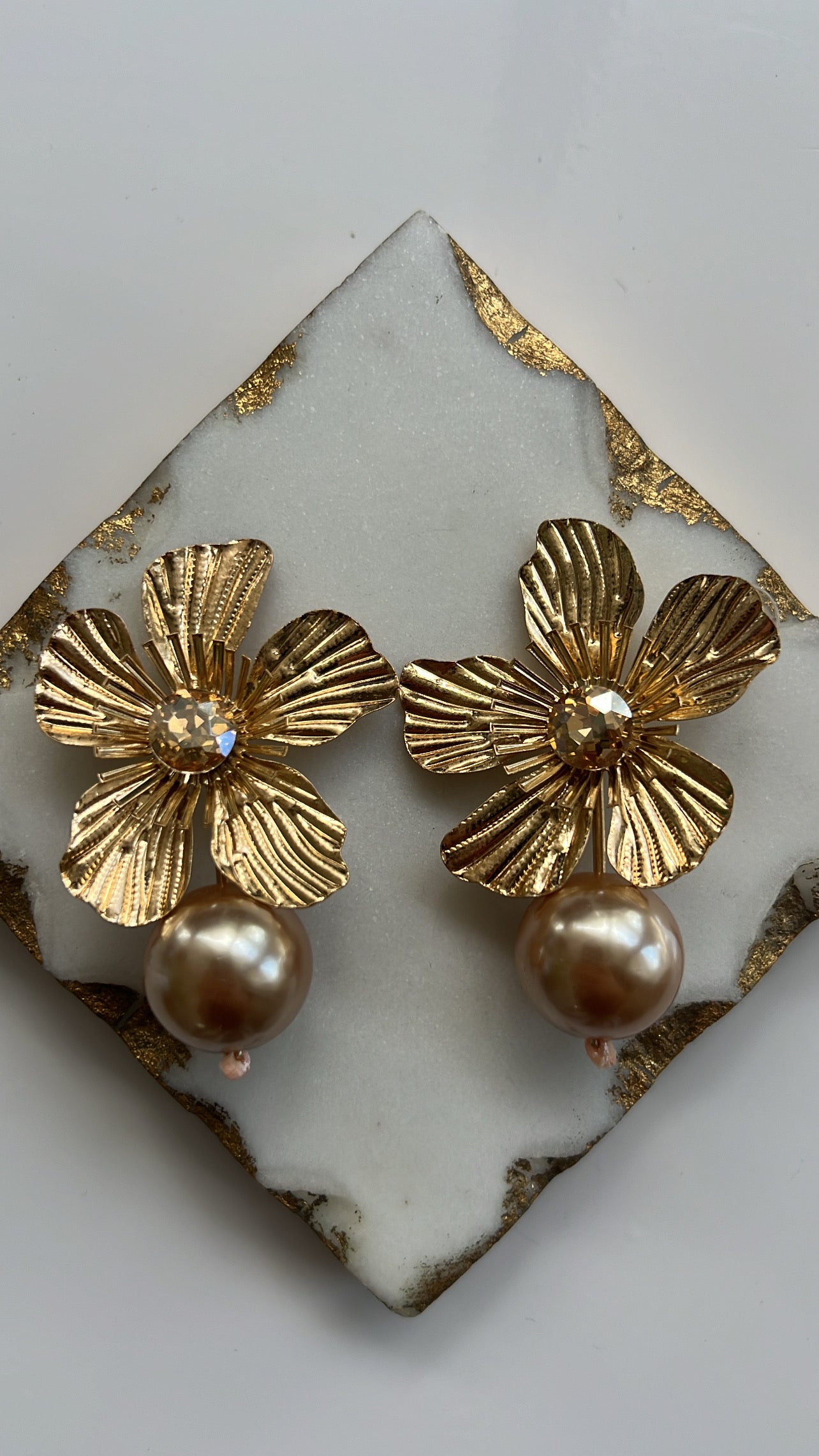 GOLDEN CHAMPAGNE SUNFLOWER PEARLS