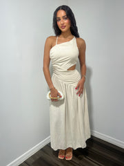 IVORY MIRAGE MAXI DRESS