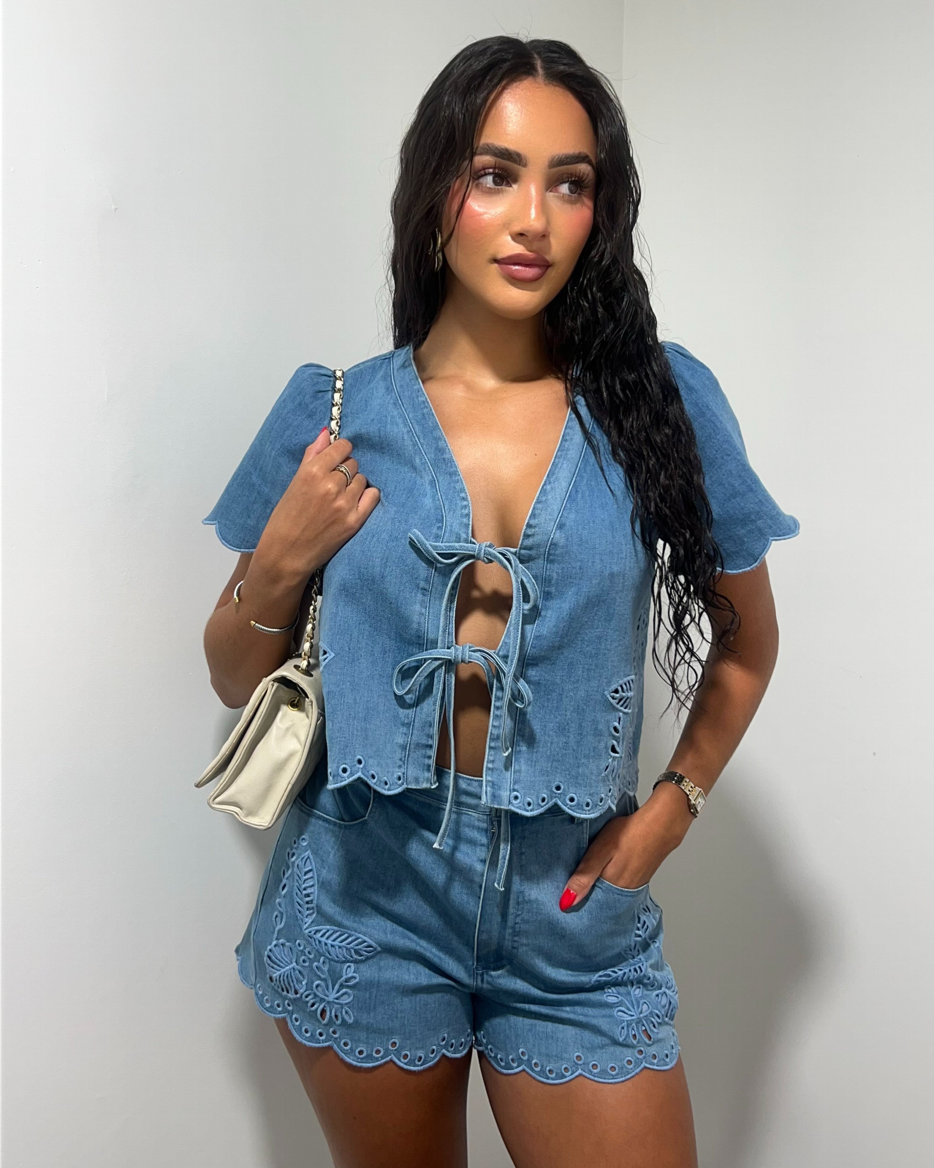 DENIM BLOOM SET