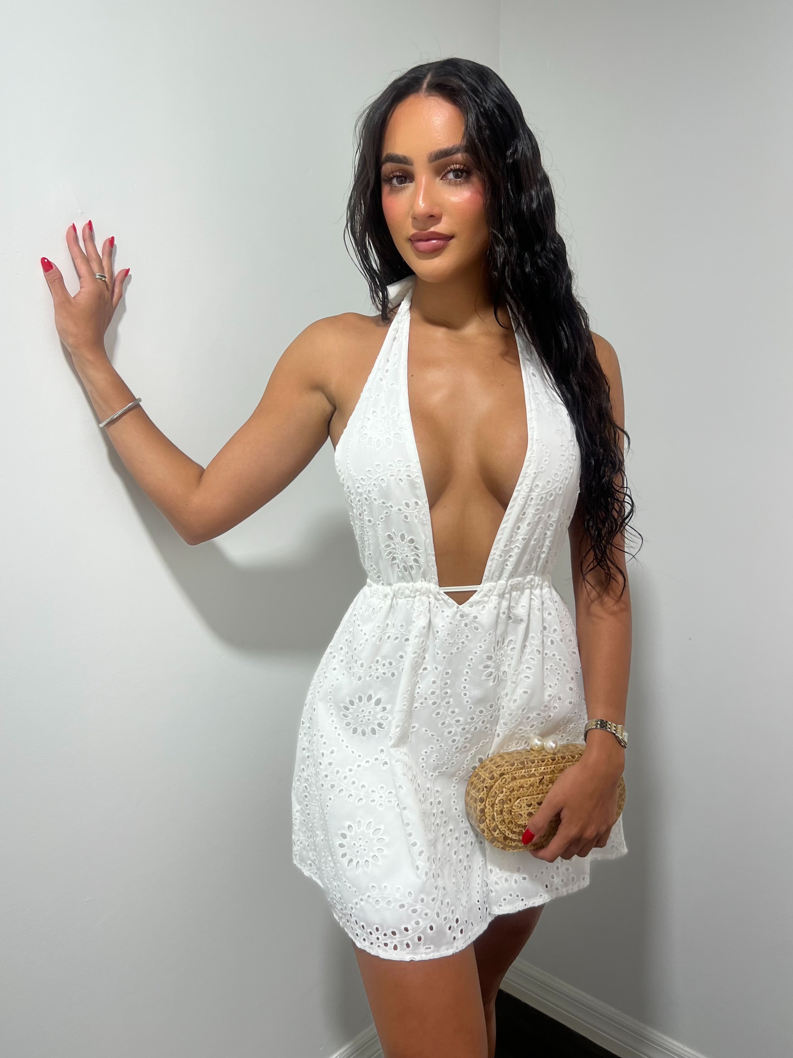 SUNLIT MUSE MINI DRESS