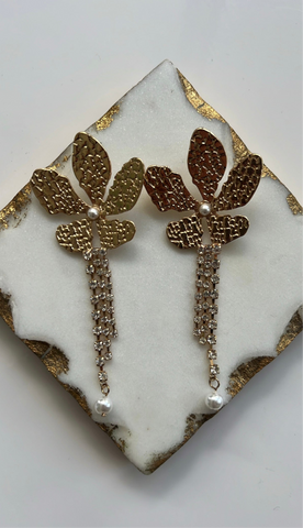 CRYSTAL BLOOM DANGLES