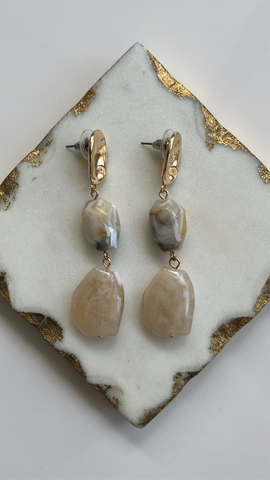 QUARTZ GLOW DANGLES