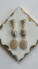 QUARTZ GLOW DANGLES